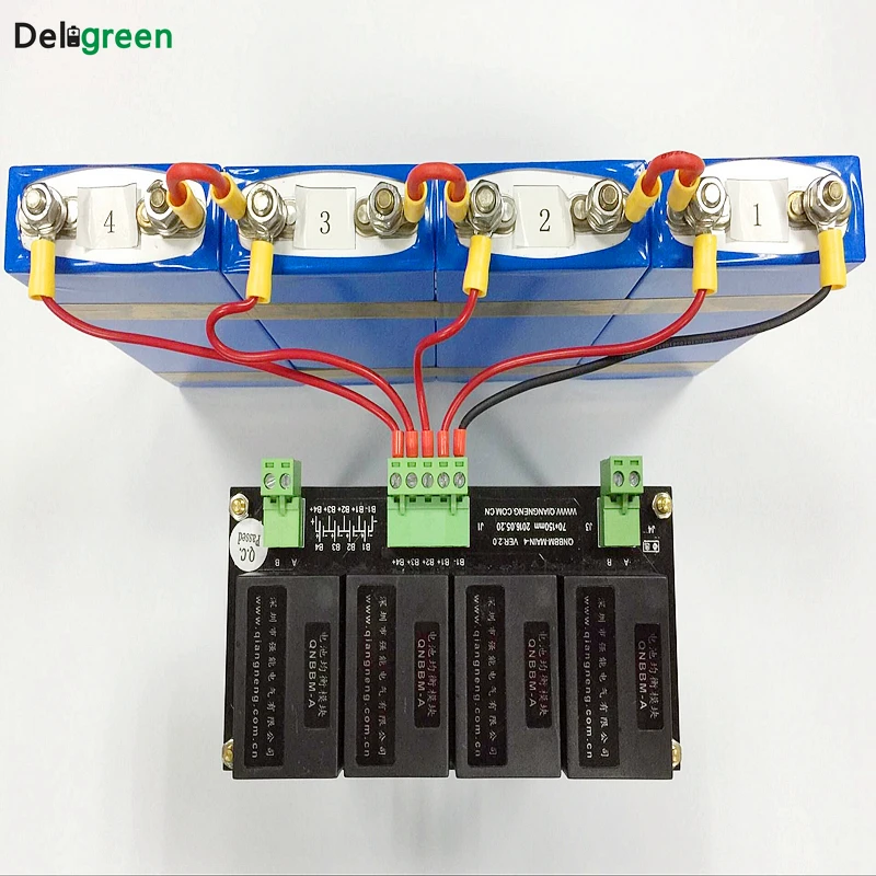 QNBBM 6S ecualizador activo BMS balanceador para LIFEPO4, LTO, polímero, LMO, LI NCM batería de iones de litio 18650 DIY paquete - 3