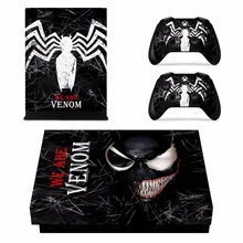 Spiderman and Venom Skin Sticker Decal For Microsoft Xbox One X Console and 2 Controllers For Xbox One X Skins Sticker Vinyl Spiderman and Venom Skin Sticker Decal For Microsoft Xbox One X Console and 2 Controllers For Xbox One X Skins Sticker Vinyl