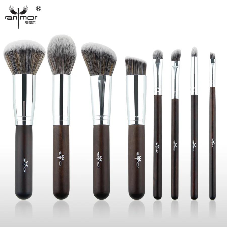 Goede Anmor Essenti euml;le Kwasten 8 STKS Make Up Kwasten Set Synthetische Starter Makeup Tools GR003