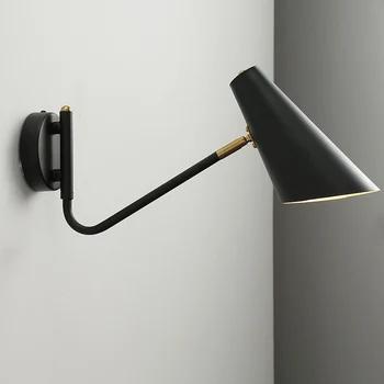 

Simple modern Foldable wall lights long swing arm Adjustable Aluminum sconces lamps Telescopic wall lights for bedroom