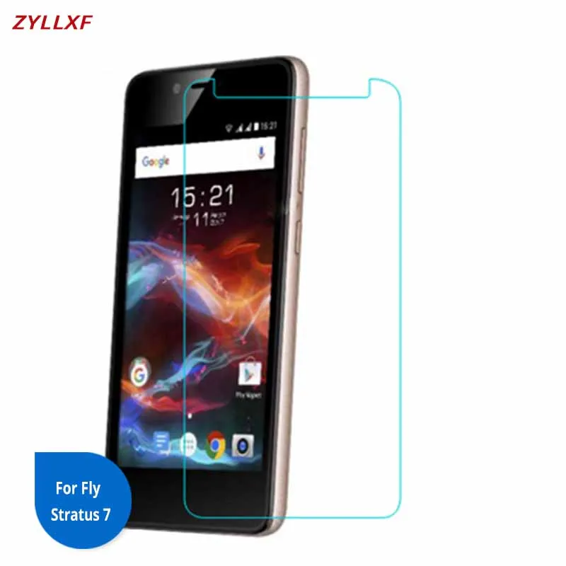 

2PCS/Lot For Fly Stratus 7 FS458 Tempered Glass Premium Screen Protector Film 4.5 inch 9H 2.5D Safety Film on Stratus7 FS 458