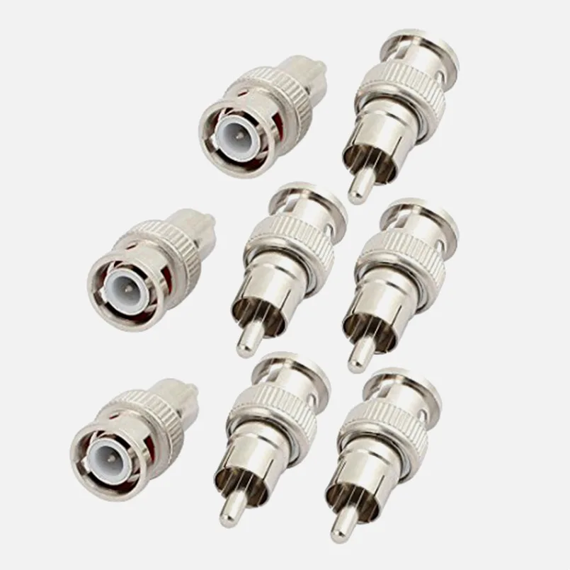 

10PCS BNC Male to RCA male Connectors Cable Adapters Coaxial Cable