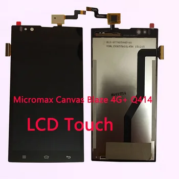 

New RYKKZ For Micromax Canvas Blaze 4G+ Q414 Touch Screen With LCD Display Digitizer Module Assembly Replacement With Tools
