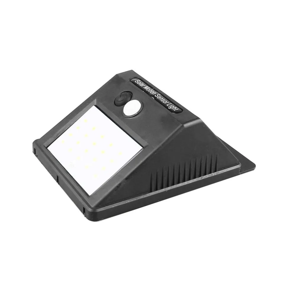 20LED Водонепроницаемый ABS датчик движения на солнечной энергии наружный садовый