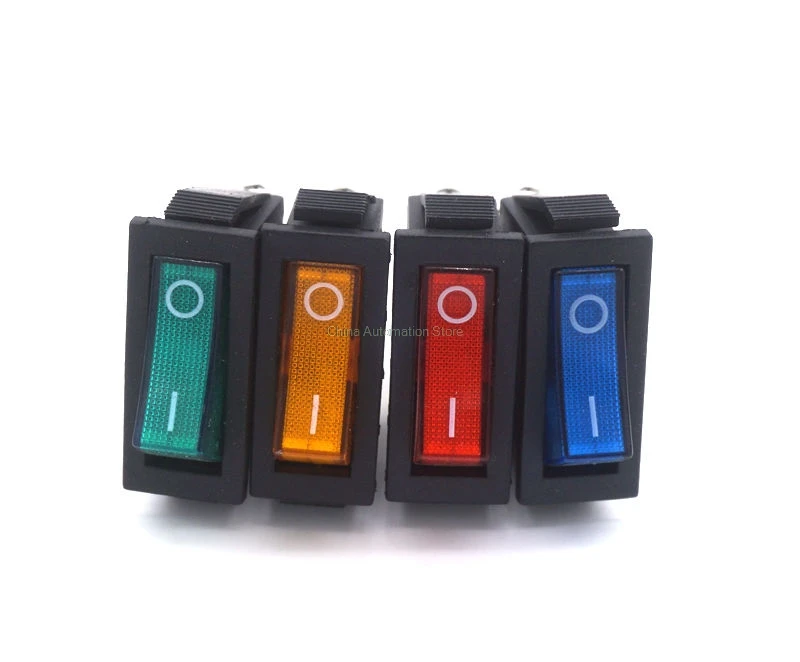 KCD3 Red Button On-Off 3Pin DPST Boat Car Rocker Switch 15A//20A 250V//125VAC