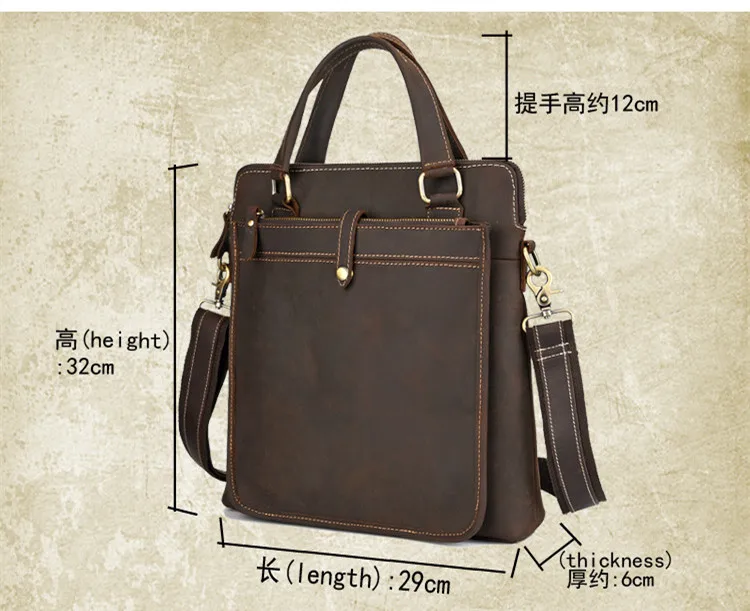 genuine leather men handbag (2)