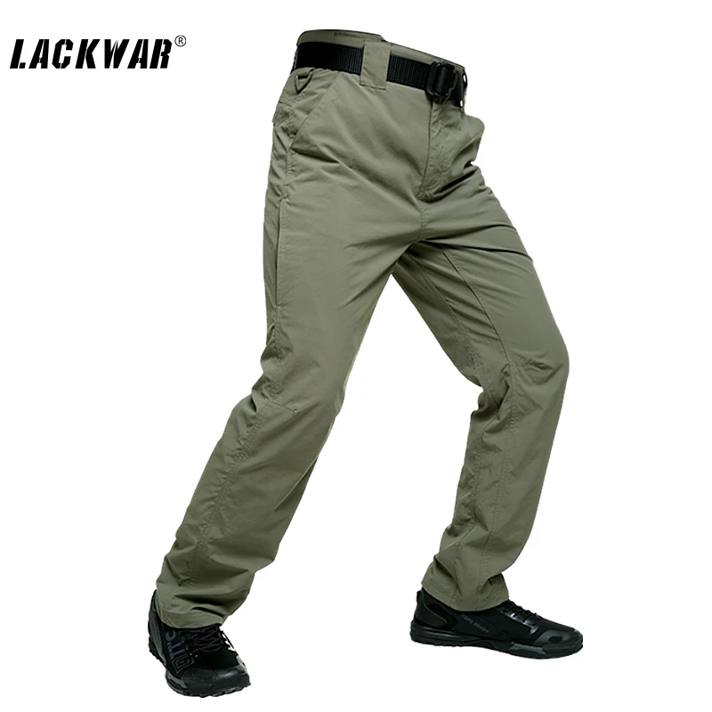 CQB Outdoor Sports Camping Tactical Military Men's Pant Overalls Multi Pockets for Hiking Climbing Waterproof Quick-dry Trousers - Цвет: Army Green