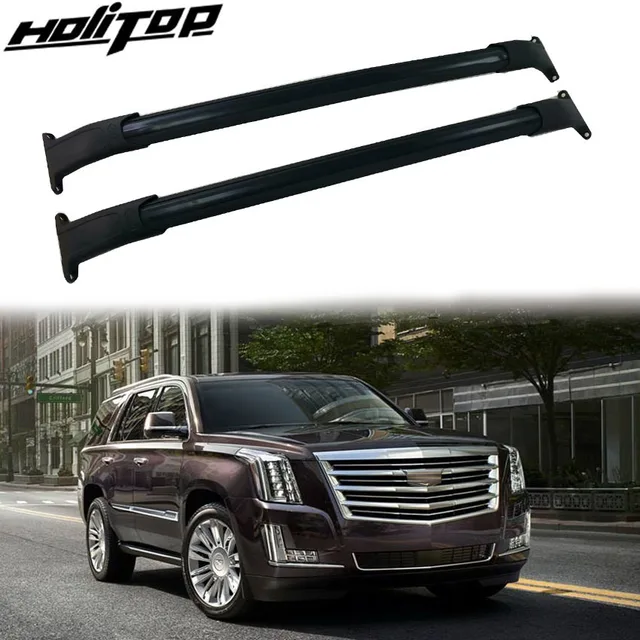 Hottest roof rack rail luggage bar cross bar match for Cadillac