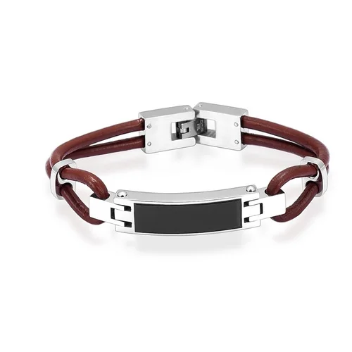 KJB0530 черный/коричневый браслет из натуральной кожи 18 см, 20 см, 22 см, 24 см длина кремации браслет с винтом hold Ashes Memorial