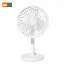 Xiaomi SOLOVE Настольный вентилятор 3 скорости Автоматическая качающаяся головка 4000 мАч USB настольные вентиляторы колебательный двигатель мини вентилятор для домашнего офиса