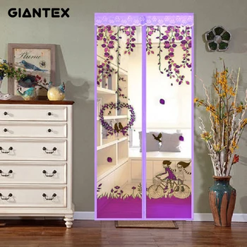 

GIANTEX 90x210cm Magnetic Mesh Anti Mosquito Window Curtain Door Divider Sheer Curtains Valance Home Decoration 45