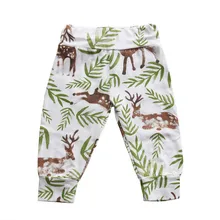 Новинка года, свежий малыш новорожденный младенец для маленьких мальчиков и девочек, цветочный лист, брюки хлопковые штаны, повседневные штаны-шаровары, леггинсы, штаны для детей от 0 до 24 месяцев