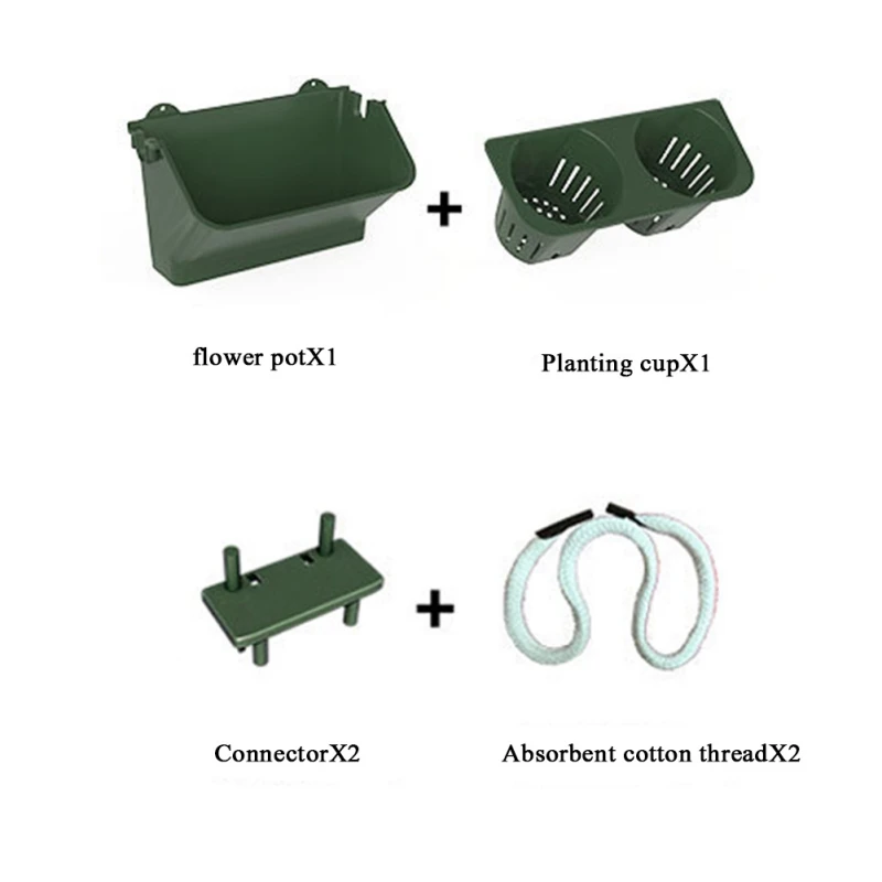 Растительный настенный цветочный горшок модульного типа, вертикальные настенные подвесные Садовые принадлежности, 3 цвета цветочный горшок