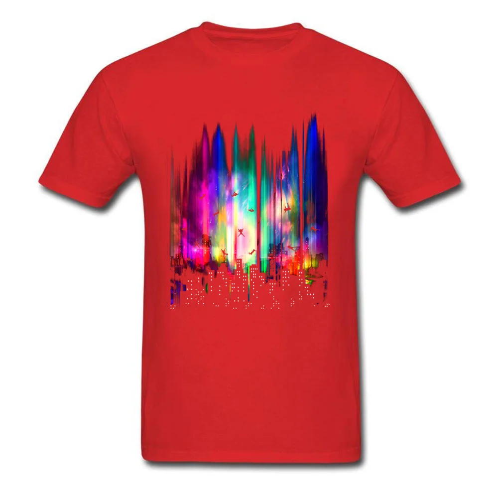 Feel Without Gravity Cotton Fabric Tops & Tees for Men Normal Tshirts Customized Designer Round Collar T-shirts Short Sleeve Feel Without Gravity red