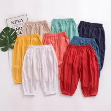 Muqgew для малышей для детей для маленьких мальчиков и девочек; детские носки; противоскользящие комаров Повседневное длинные штаны брюки штаны шаровары для мальчиков; сезон весна новорожденная девочка ткань