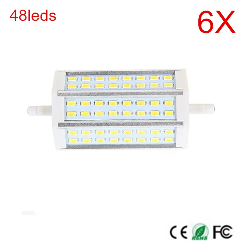 6 шт. светодиодные лампы R7S 48 SMD5730 | Лампы и освещение