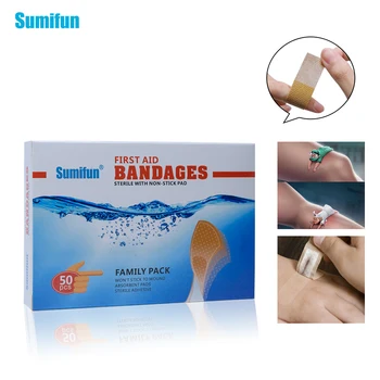 

Sumifun 2Boxes Band Aid Wound Dressing Sterile Hemostasis Stickers First Aid Bandage Heel Cushion Adhesive Plaster D0992