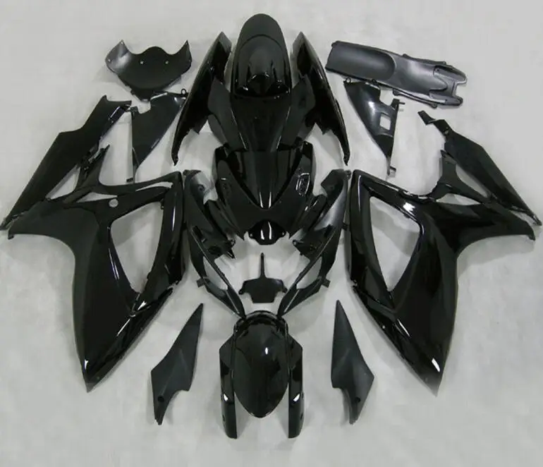 

3Gifts New ABS bodywork Fairings Kit set Fit For SUZUKI GSX-R600 GSX-R750 06 07 600 750 K6 GSXR 600 750 2006 2007 Glossy black