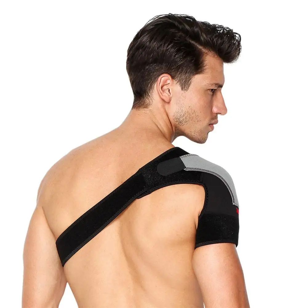 Lumiparty Adjustable Compression Shoulder Wrap Strap Band For Rotator