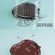 Новое поступление пластик торт упаковочной коробки, mooncake коробка, торт случай пищевой упаковки