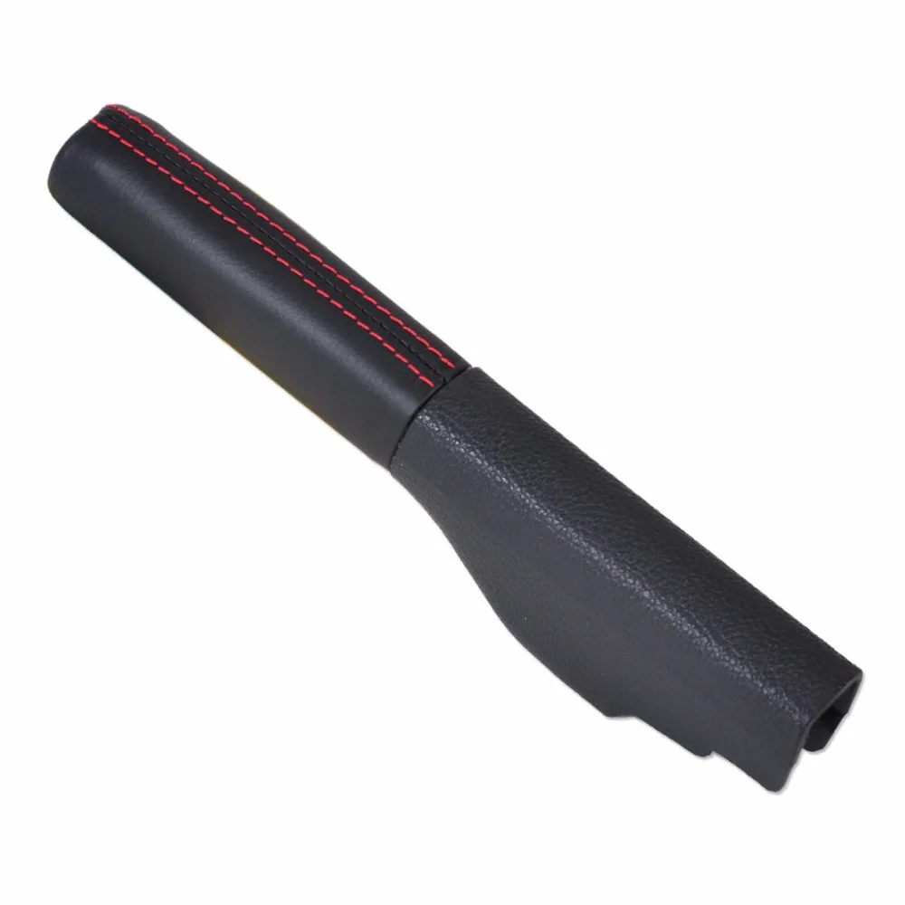 Leather Handbrake Parking Handle Cover Replacement for VW Jetta Golf Rabbit GTI EOS MK5 MK6 hand brake cover