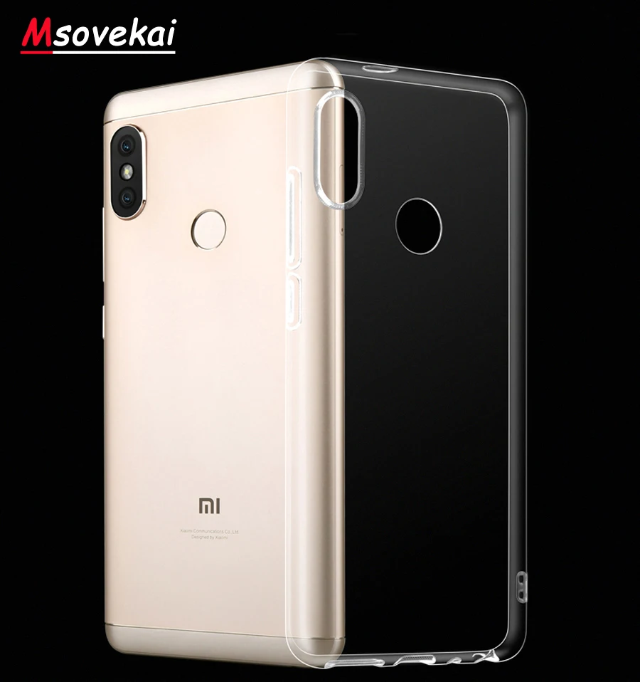

Soft TPU Case Cover For Xiaomi Mi Redmi Note 6 Pro Xiaomi Redmi Note 5 Pro 5 Plus POCO Phone F1 Transparent Clear Crystal