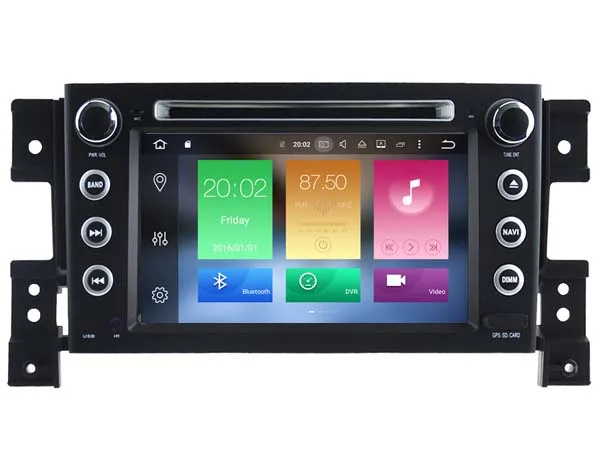 Excellent Android 8.0 octa core 4GB RAM car dvd player for SUZUKI GRAND VITARA2005-2012 ips touch screen head unit tape recorder radio gps 1