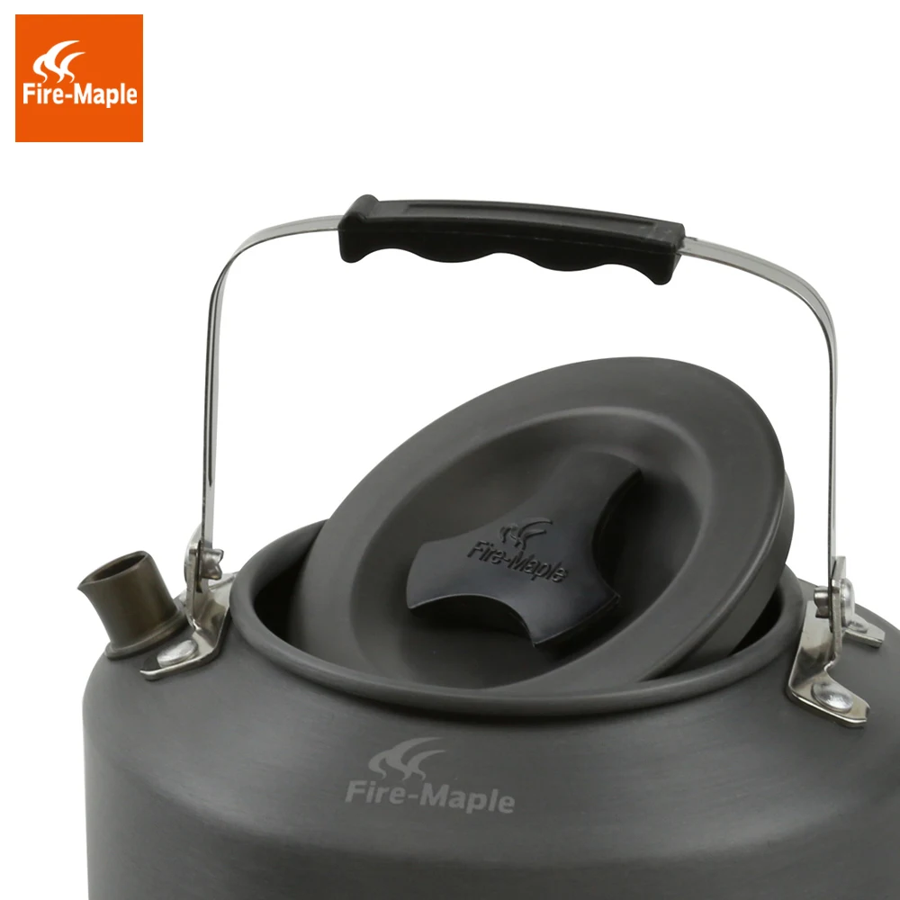 De arce de fuego al aire libre conjunto de cubiertos Cocina Camping olla al aire libre cubiertos con hervidor de agua Panelas campamento Cocina utensilios de Cocina Picnic FMC-204