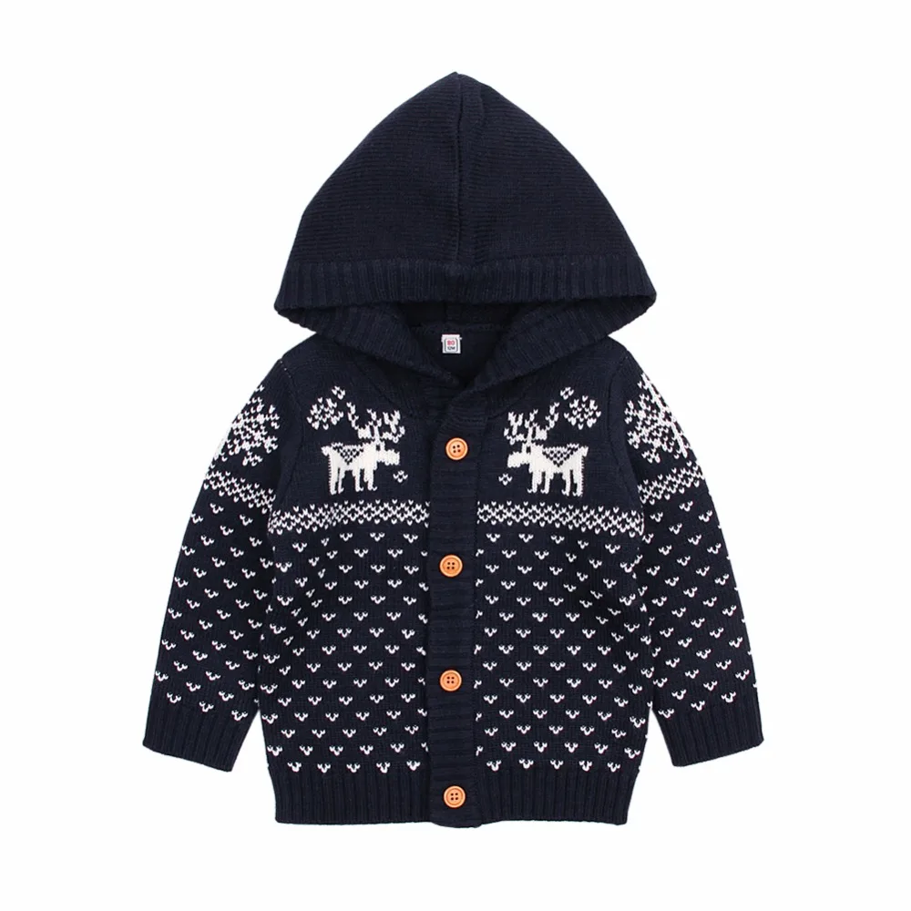 

Baby Cardigans For Newborn Baby Girl Christmas Jackets Reindeer Knit Toddler Boys Sweaters Coats Autumn Winter Children Costumes