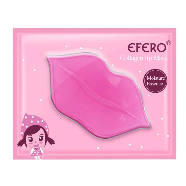 EFERO Collagen Lip Mask Pads Patch for Lip Patches Moisturizing Exfoliating Lips Plumper Pump Essentials Lips