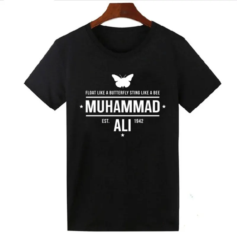 Muhammad-Ali-T-Shirt-Float-Like-A-Butterfly-Sting-Like-A-Bee-1942-2016-Tops-Tee