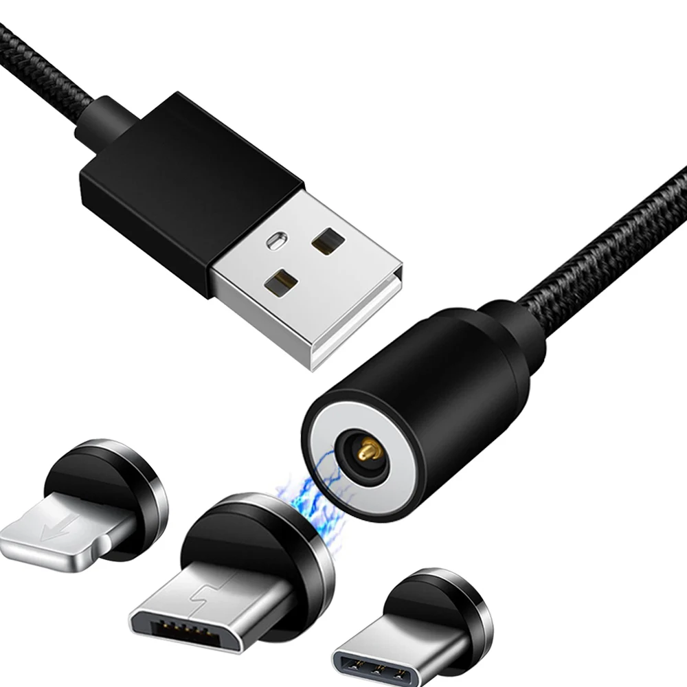 كابل يو اس بي ل فون 7 USB مايكرو كابل مايكرو المغناطيسي شاحن سامسونج S9 Xiaomi الهاتف المحمول المغناطيس سلك Microusb كابو