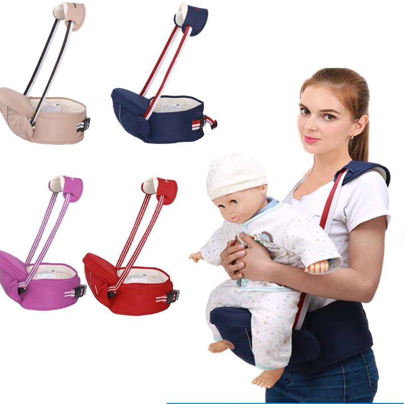 2018 Organic Cotton Ergonomic Baby Carrier Waist Stool Walkers Baby