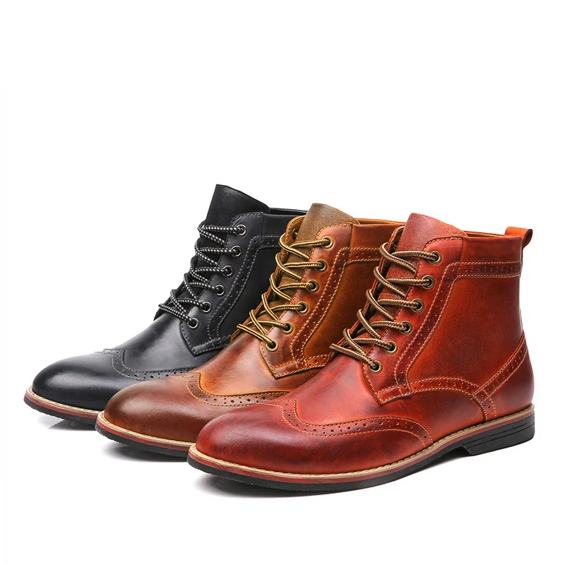 Winter leather boots men's boots Martin Winter leather boots men's boots Martin