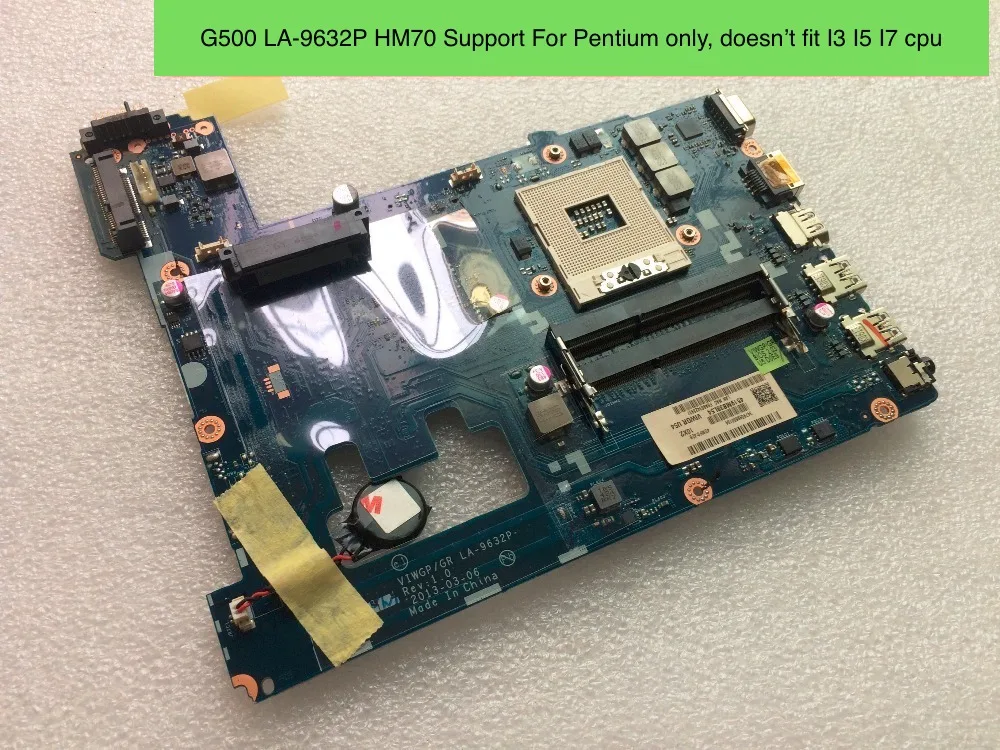 

Free Shipping New LA-9632P G500 Motherboard For Lenovo G500 Notebook PC HM70