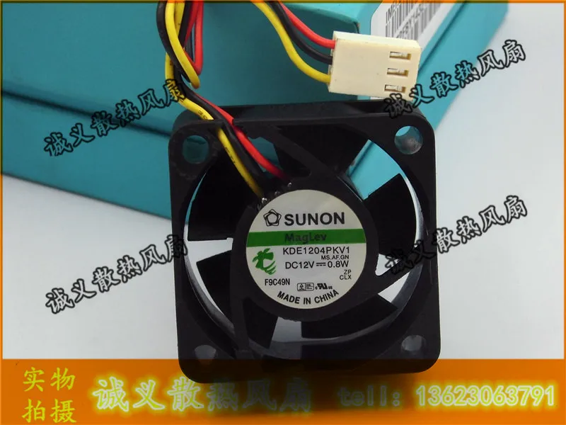 Free Shipping For SUNON KDE1204PKV1 MS.AF.GN 40x40x20mm 40mm 4cm DC12V 0.8W Server Cooling Fan Server Square Cooling Fan 3-wire Free Shipping For SUNON KDE1204PKV1 MS.AF.GN 40x40x20mm 40mm 4cm DC12V 0.8W Server Cooling Fan Server Square Cooling Fan 3-wire