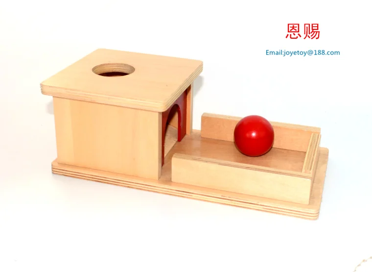 Коробка с поддоном 1008 захватывающее раннее развивающее движение Младенец Малыш деревянные сенсорные игрушки Монтессори материалы