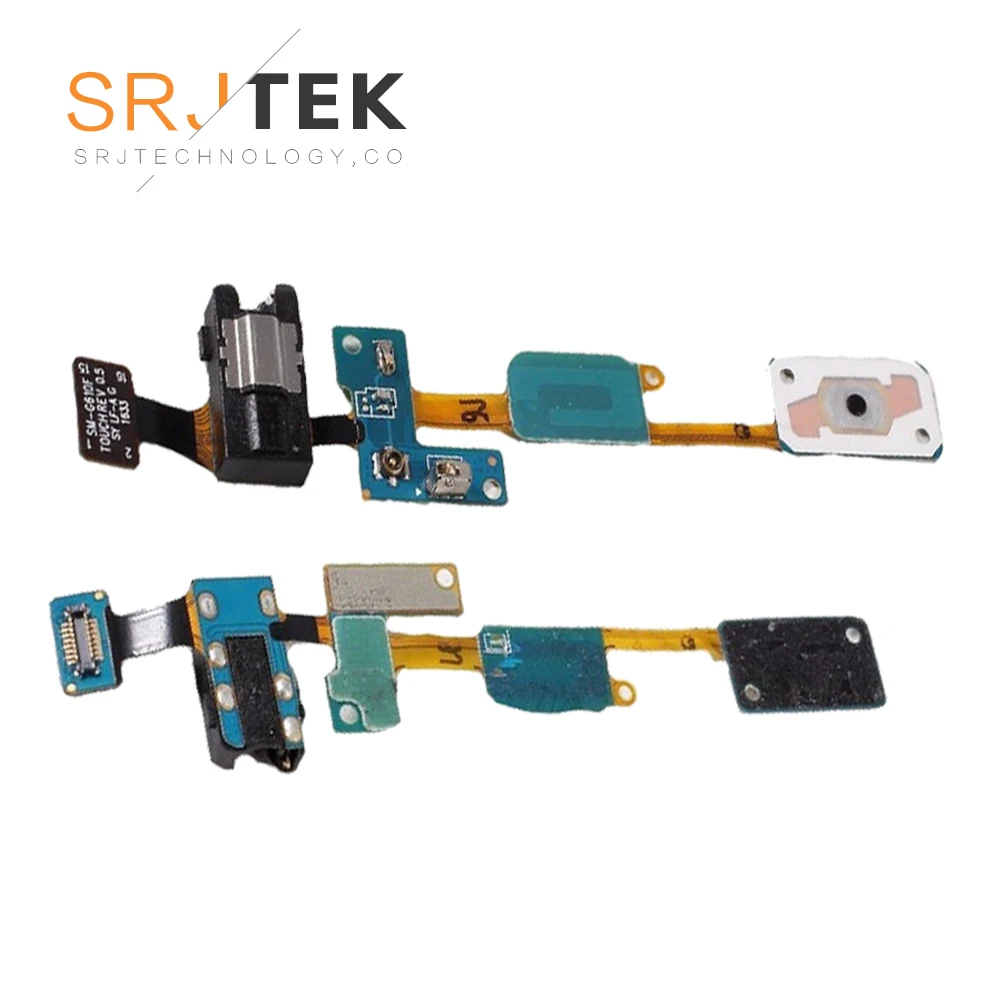 

SRJTEK Home Button Key Return Light Sensor Menu Keyborad Headphone Audio Jack Flex Cable For Samsung Galaxy J7 Prime G610F