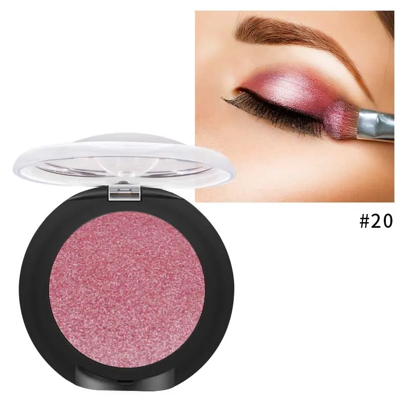 Pudaier Glitter Eyeshadow Palette Yeux Sombra Makeup Metallic Festival Eye Shadow Powder Shimmer Maquiagem Blue Eye Cosmetics - Цвет: 20