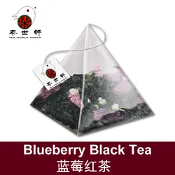 3g * 10 шт. черника черный чай, черника, треугольный чайный сумки, красота, помощь пищеварение, может съесть чай красоты, бесплатная доставка