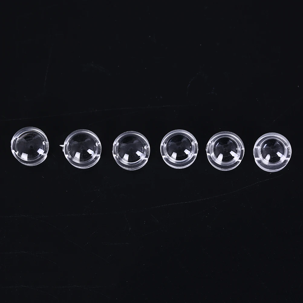 10 шт. светодиодный диодный выпуклая отражатель 13 мм Мини ИК объектив 15 30 45 60 90 100