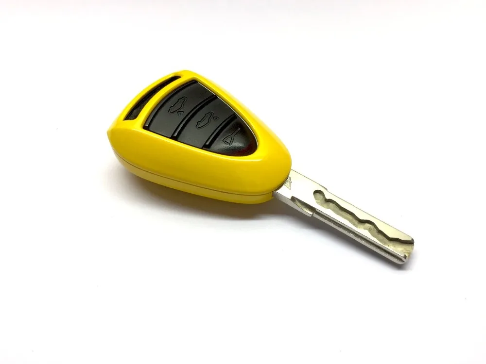 Hard Plastic Gloss Multi-colors Keyless Remote Key Protection Case Cover Porsche SILVER Head Remote Key key case,key case cover,remote control case cover