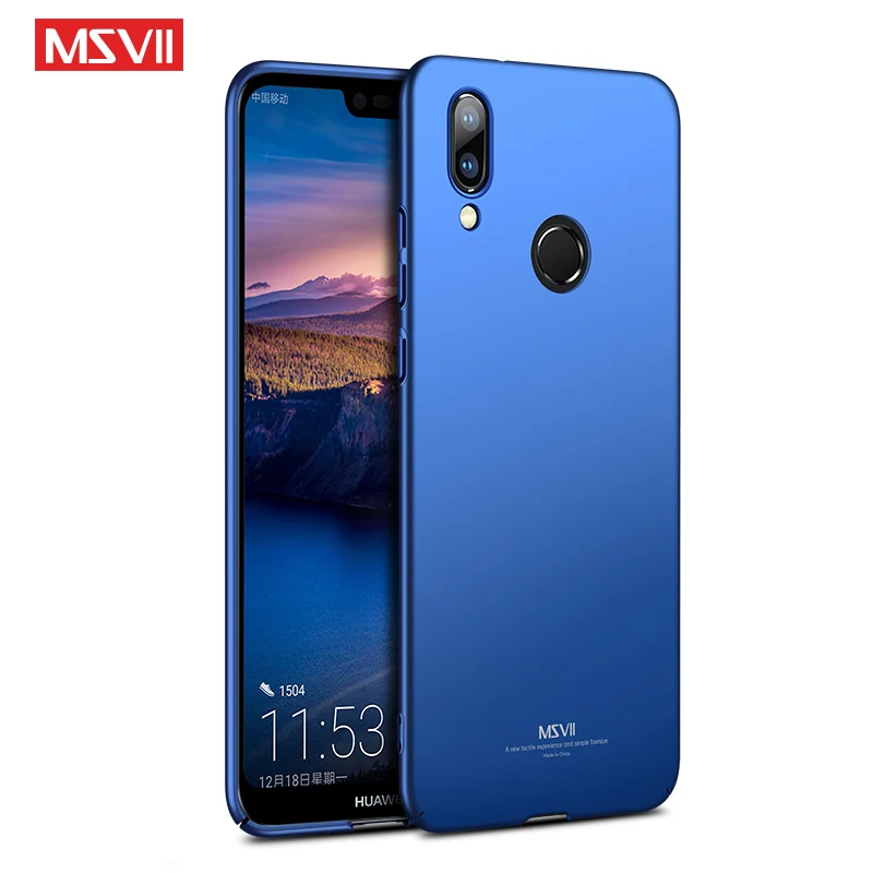 Чехол для Huawei P20 lite case MSVII Brand coque For huawei pro slim hard PC Back Cover P 20 phone case|Бамперы| |
