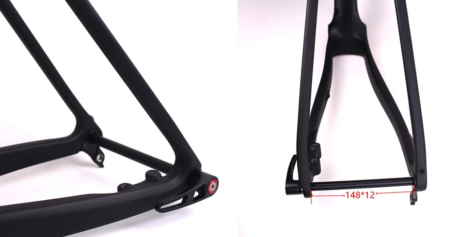 Perfect 29er boost carbon frame mtb 148*12mm boost thru axle MTB carbon frame 29er size 15/17/19inch disc carbon mtb frame 29 9