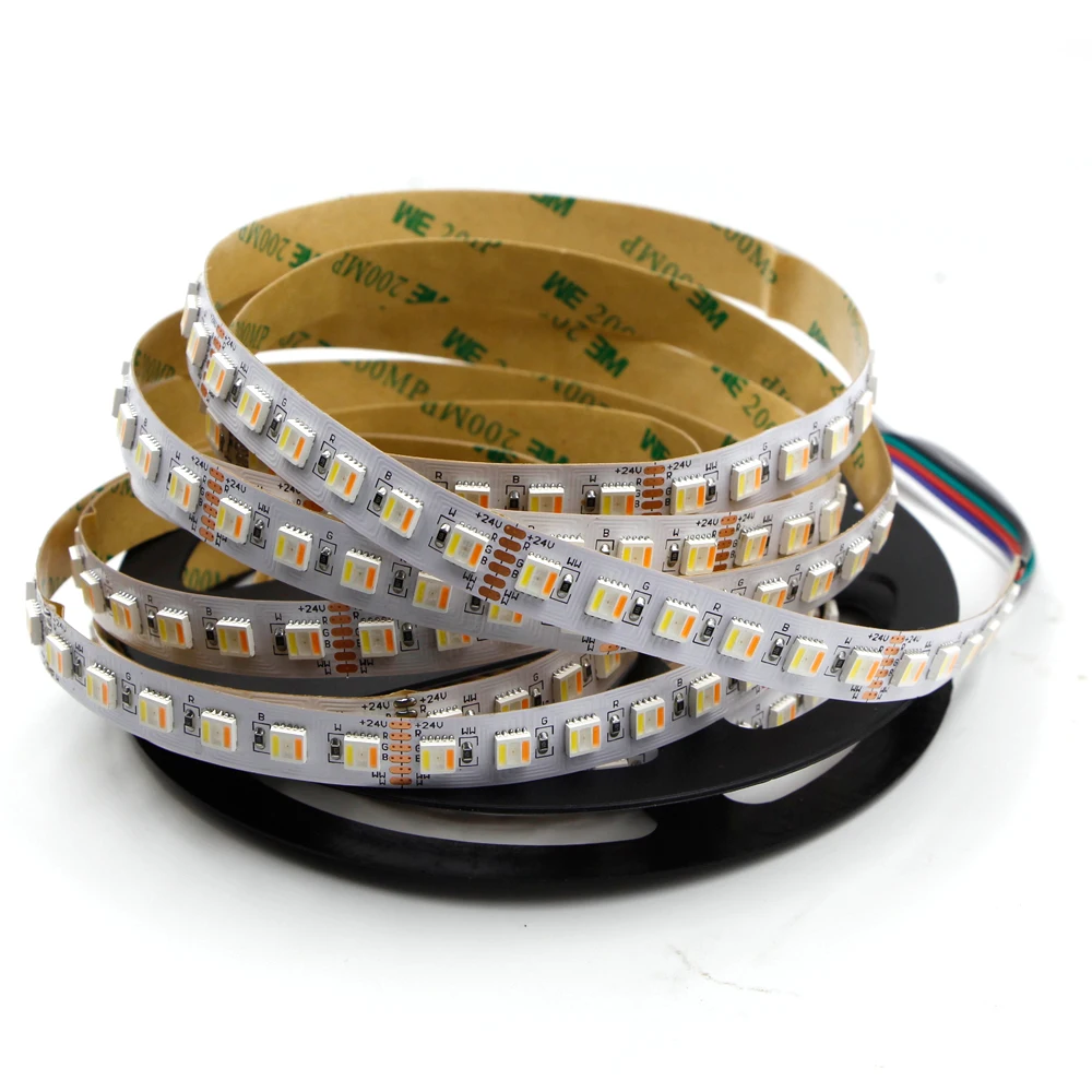 5 м 480 300 Светодиодная лента 5в1 чип RGB CCT RGBW 5050 SMD Водонепроницаемая светодиодная
