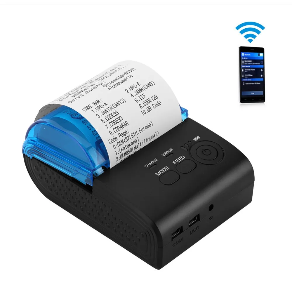 Buy 58mm Mini Portable Bluetooth 4.0 Thermal Receipt Printer POS/ESC/STAR for
