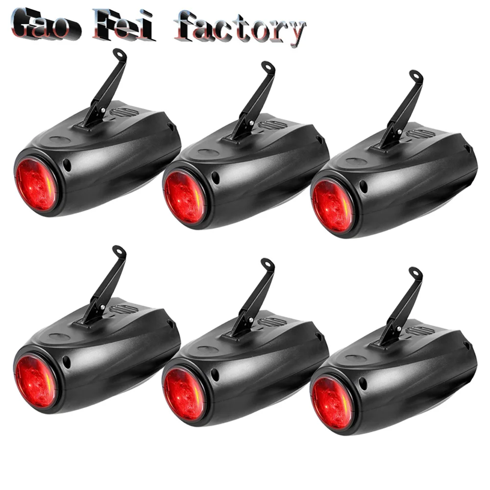

6pcs/lot Amazing Auto/Sound Active RGBW 64 LEDs Disco Club Show Hundreds Patterns Dj light china