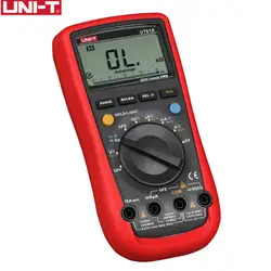 UNI-T Цифровой мультиметр UT61A UT61B UT61C UT61D UT61E true rms AC DC метр программным обеспечением и удержания данных Multitester + подарок