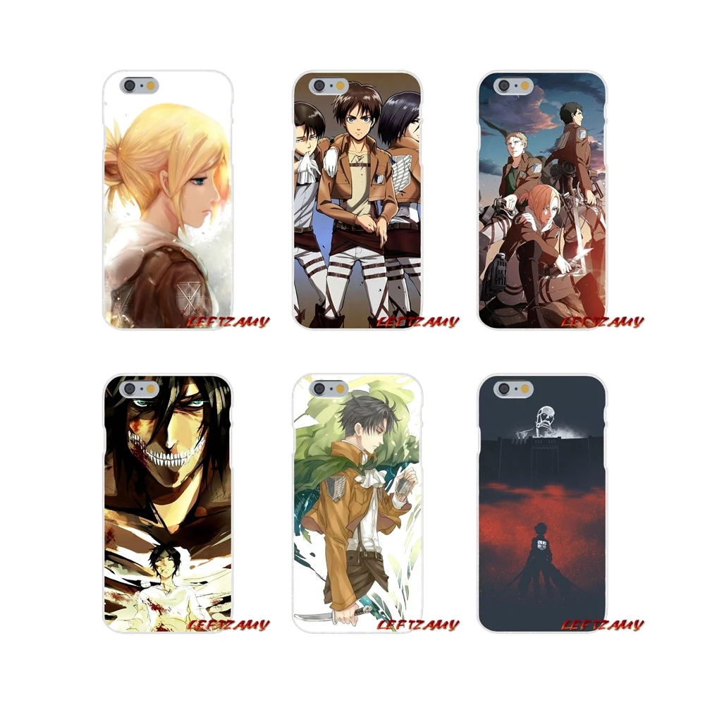 

For Samsung Galaxy S3 S4 S5 MINI S6 S7 edge S8 S9 Plus Note 2 3 4 5 8 Japanese Anime Attack on Titan Silicone Phone Shell Covers