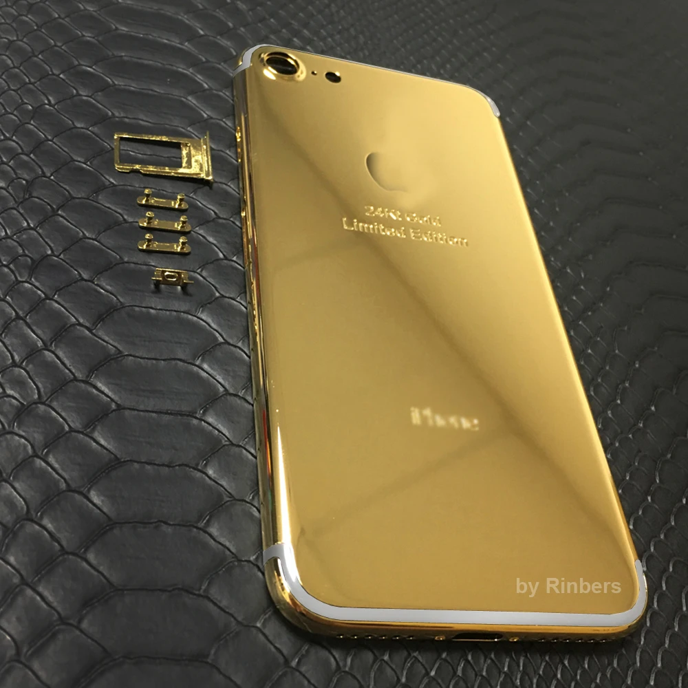 For font b iPhone b font 7 4 7 24K 24KT 24CT Gold Limited Edition ROSE